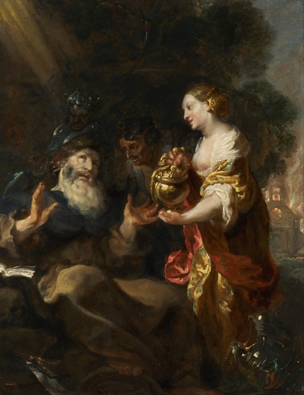Temptation of Saint Anthony, c.1624/25 | Johann Liss | Giclée Canvas Print