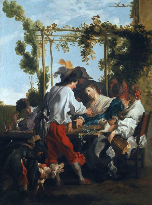 The Morra Game, c.1621 | Johann Liss | Giclée Canvas Print