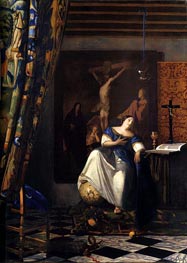 Allegory of Faith | Vermeer | Gemälde Reproduktion