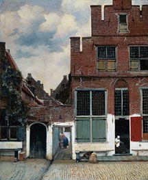 The Little Street, c.1657/58 by Vermeer | Art Print