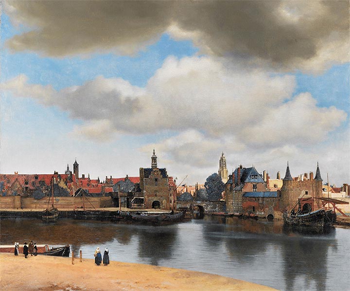 View of Delft, c.1660/61 - Vermeer