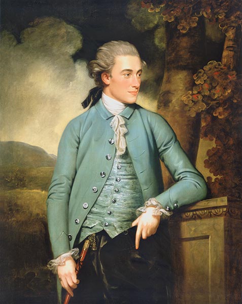 John Downman | Portrait of John Mortlock, 1779 | Giclée Canvas Print