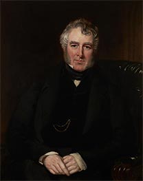 Lord Melbourne, 1843 by John Partridge | Canvas Print