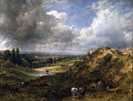 Hampstead Heath, Branch Hill Pond, 1828 by Constable | Canvas Print
