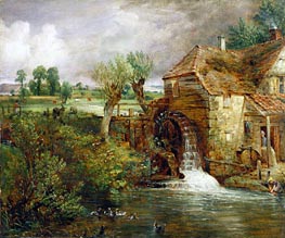 Mill at Gillingham, Dorset | Constable | Painting Reproduction