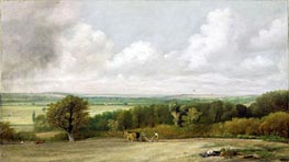 Landscape, Ploughing Scene in Suffolk (A Summerland) | Constable | Painting Reproduction