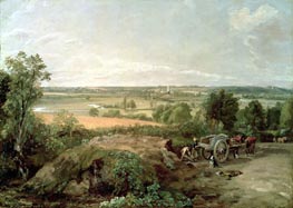 Stour Valley and Dedham Church, c.1815 by Constable | Canvas Print