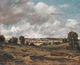 View of Dedham Vale from East Bergholt, 1815 by Constable | Canvas Print
