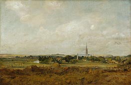Constable | View of Salisbury | Giclée Canvas Print