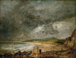 The Bay of Weymouth before a Thunderstorm, c.1818/19 von Constable | Leinwand Kunstdruck