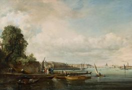 Waterloo-Brücke, c.1820 von Constable | Kunstdruck