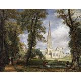 Salisbury Cathedral from the Bishop's Garden, 1826 - Constable