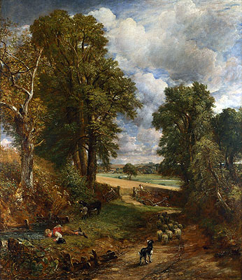Das Maisfeld, 1826 | Constable | Giclée Leinwand Kunstdruck