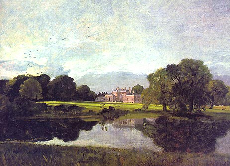 Malvern Hall, Warwickshire, 1809 | Constable | Giclée Leinwand Kunstdruck