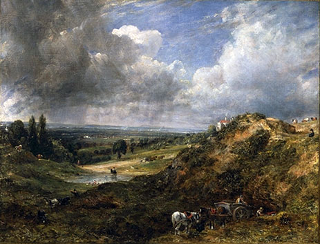 Hampstead-Heide, Zweighügelteich, 1828 | Constable | Giclée Leinwand Kunstdruck