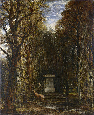 Kenotaph zum Gedenken an Sir Joshua Reynolds, c.1833 | Constable | Giclée Leinwand Kunstdruck