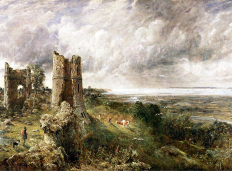 Hadleigh Schloss, 1829 | Constable | Giclée Leinwand Kunstdruck
