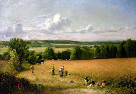 Wheat Field, 1816 | Constable | Giclée Leinwand Kunstdruck