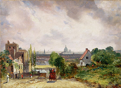 View of the City of London from Sir Richard Steele's Cottage, Hampstead, c.1832 | Constable