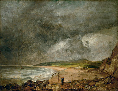 The Bay of Weymouth before a Thunderstorm, c.1818/19 | Constable | Giclée Canvas Print