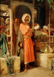 An der Tür eines Cafés in Kairo, 1865 | John Frederick Lewis