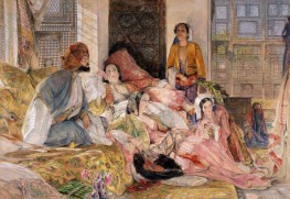 Das Hhareem, Kairo, 1850 | John Frederick Lewis