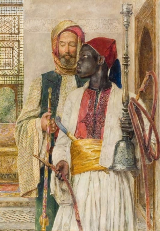 The Pipe Bearer, 1856 | John Frederick Lewis | Giclée Paper Art Print