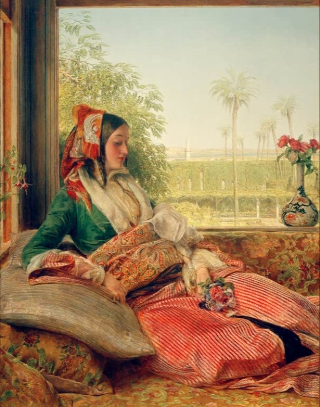Der Liebesbrief, 1854 | John Frederick Lewis | Giclée Leinwand-Kunstdruck