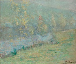Nebliger Maimorgen, 1899 von John Henry Twachtman | Leinwand Kunstdruck