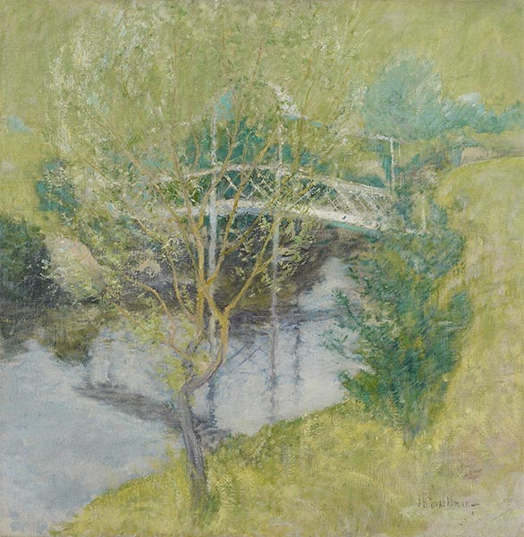 The White Bridge, c.1895 | John Henry Twachtman | Giclée Canvas Print