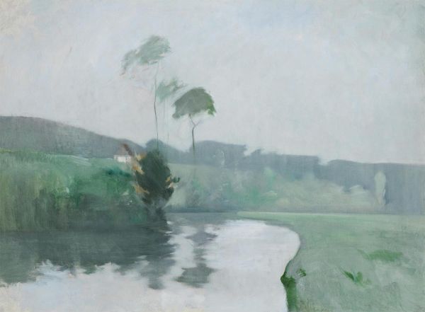 Frühlingszeit, c.1884 | John Henry Twachtman | Giclée Leinwand Kunstdruck