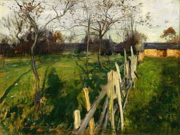 Home Fields, c.1885 by Sargent | Canvas Print