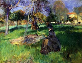 In the Orchard, c.1883/85 by Sargent | Canvas Print