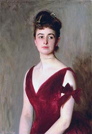 Mrs Charles E. Inches (Louise Pomeroy), 1887 von Sargent | Leinwand Kunstdruck