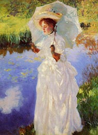 A Morning Walk, 1888 by Sargent | Canvas Print