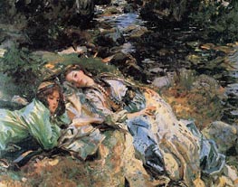 The Brook | Sargent | Gemälde Reproduktion