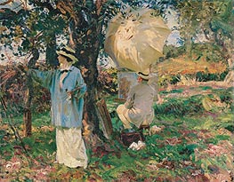 The Sketchers, 1914 by Sargent | Canvas Print