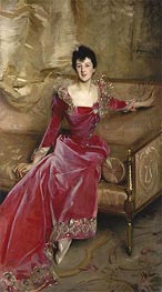 Mrs. Hugh Hammersley, 1892 von Sargent | Leinwand Kunstdruck