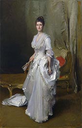 Mrs. Henry White, 1883 von Sargent | Leinwand Kunstdruck