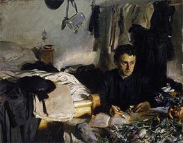 Padre Sebastiano, c.1904/06 von Sargent | Leinwand Kunstdruck