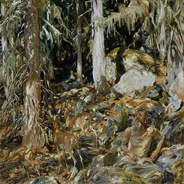 The Hermit (Il solitario) | Sargent | Painting Reproduction