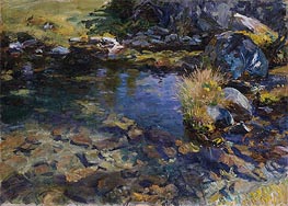 Alpine Pool, 1907 by Sargent | Canvas Print