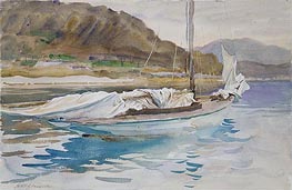 Idle Sails, 1913 von Sargent | Papier-Kunstdruck