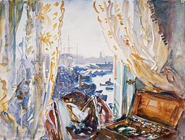View from a Window, Genoa | Sargent | Gemälde Reproduktion