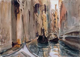 Rio di San Salvatore, Venice, c.1906/11 von Sargent | Papier-Kunstdruck