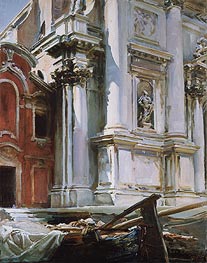 Church of St. Stae, Venice, 1913 von Sargent | Leinwand Kunstdruck