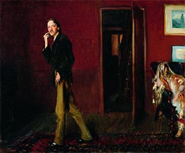Robert Louis Stevenson and His Wife, 1885 by Sargent | Canvas Print