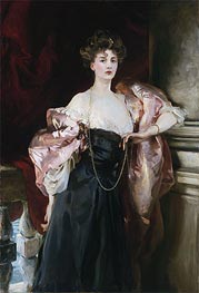 Portrait of Lady Helen Vincent, Viscountess D'Abernon | Sargent | Painting Reproduction