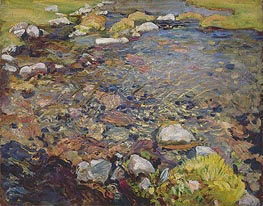 Stream in Val d'Aosta | Sargent | Painting Reproduction