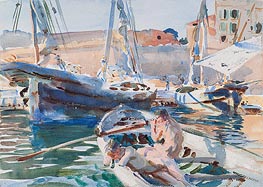 Unloading Plaster | Sargent | Painting Reproduction